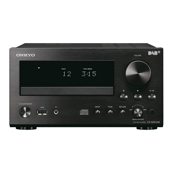 Onkyo CR-555 Bedienungsanleitung