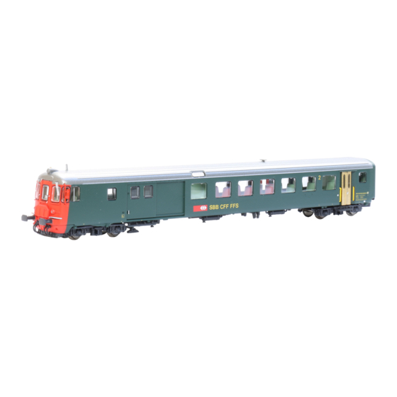 PIKO RBe 4/4 SBB Bedienungsanleitung