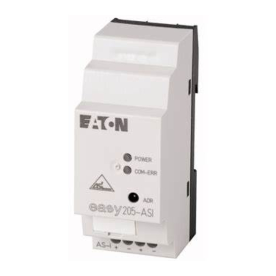 Moeller EASY205-ASI Montageanweisung