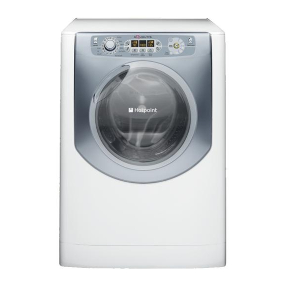 Hotpoint Ariston AQUALTIS AQLF9F 69 U Installations- Und Bedienungsanleitung