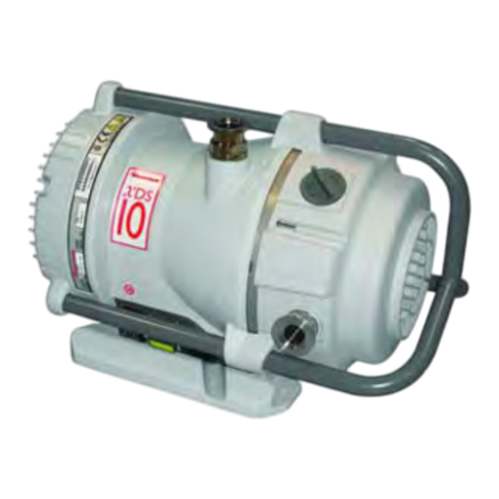 Edwards XDS Serie Betriebsanleitung