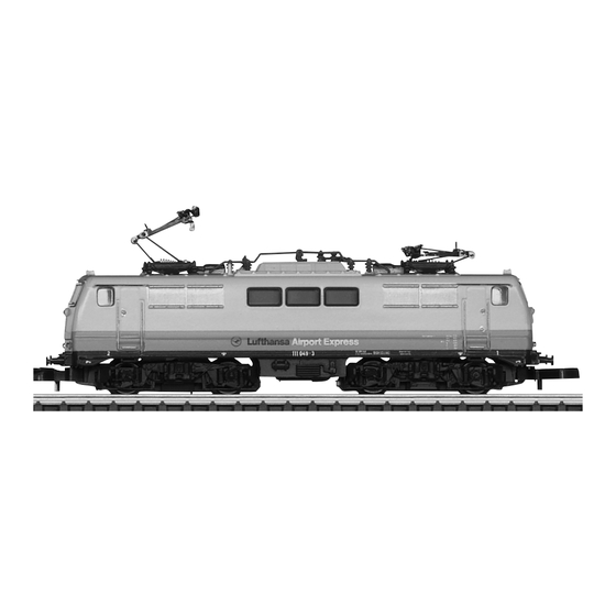 Märklin mini-club BR 111 Bedienungsanleitung