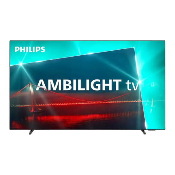 Philips 55OLED708 Benutzerhandbuch