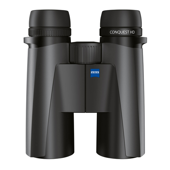 Zeiss CONQUEST HD Gebrauchshinweise/Garantie