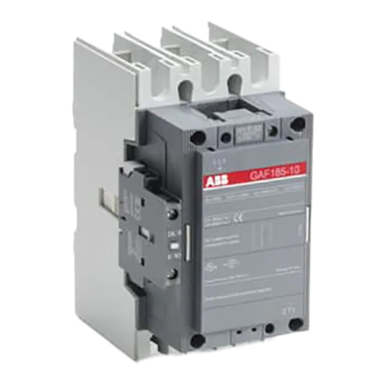 ABB GAF serie Betriebsanleitung
