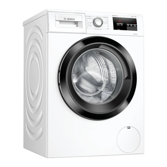 Bosch WAU28U70EX Gebrauchs- Und Montageanleitung