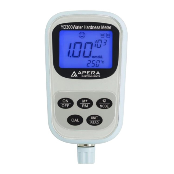 APERA INSTRUMENTS YD300 Bedienungsanleitung