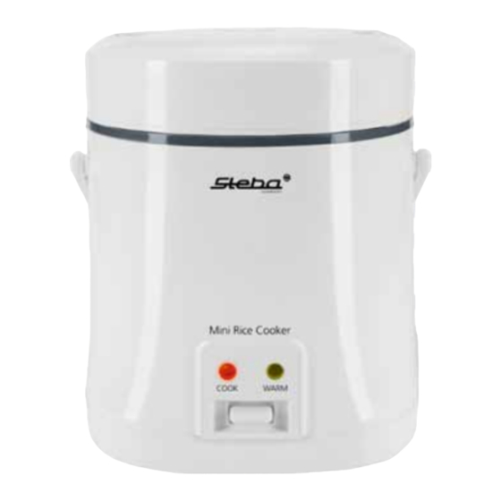 Steba Mini-Reiskocher RK 1 M Gebrauchsanweisung