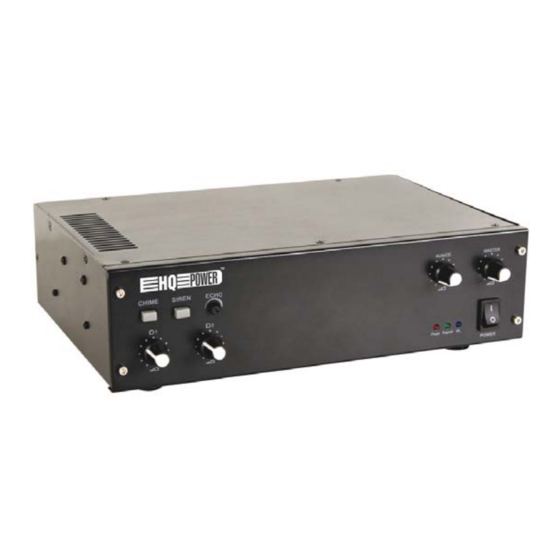 HQ Power PAA01 Bedienungsanleitung