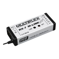 Multiplex RX-5 M-LINK Bedienungsanleitung