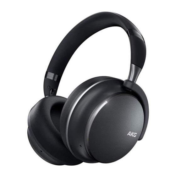 AKG Y600NC Kurzanleitung