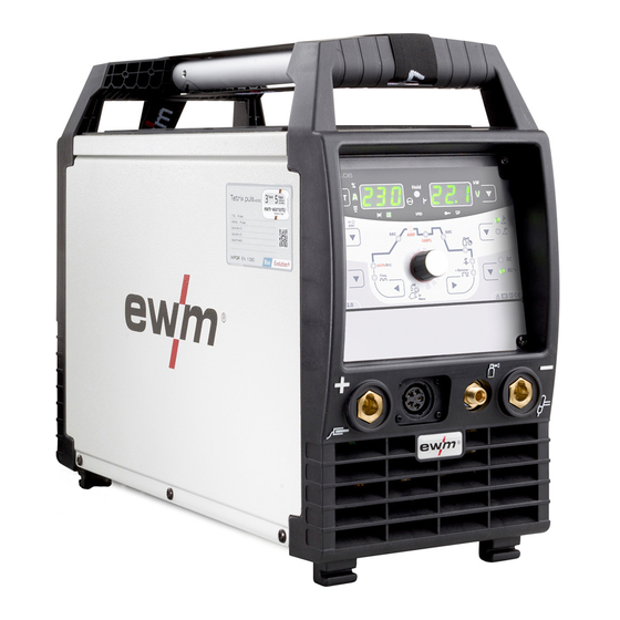 EWM Tetrix 300 DC Smart 2.0 puls TM Betriebsanleitung