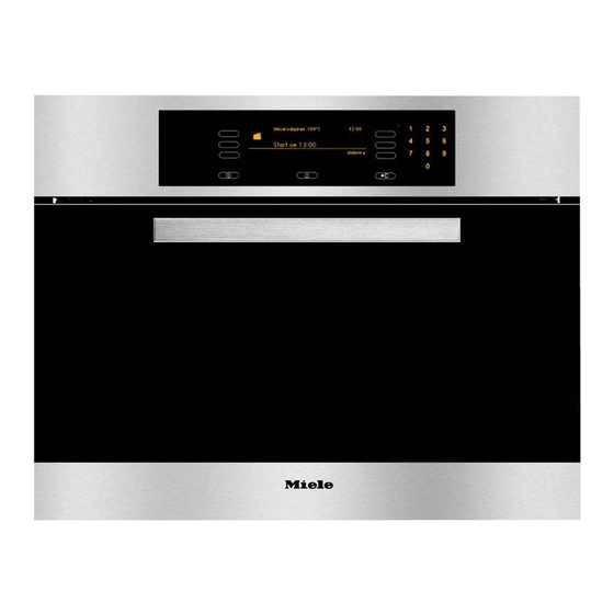 Miele DG 4080 Gebrauchs- Und Montageanweisung