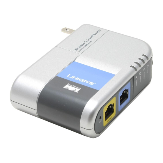 Linksys WTR54GS Handbuch
