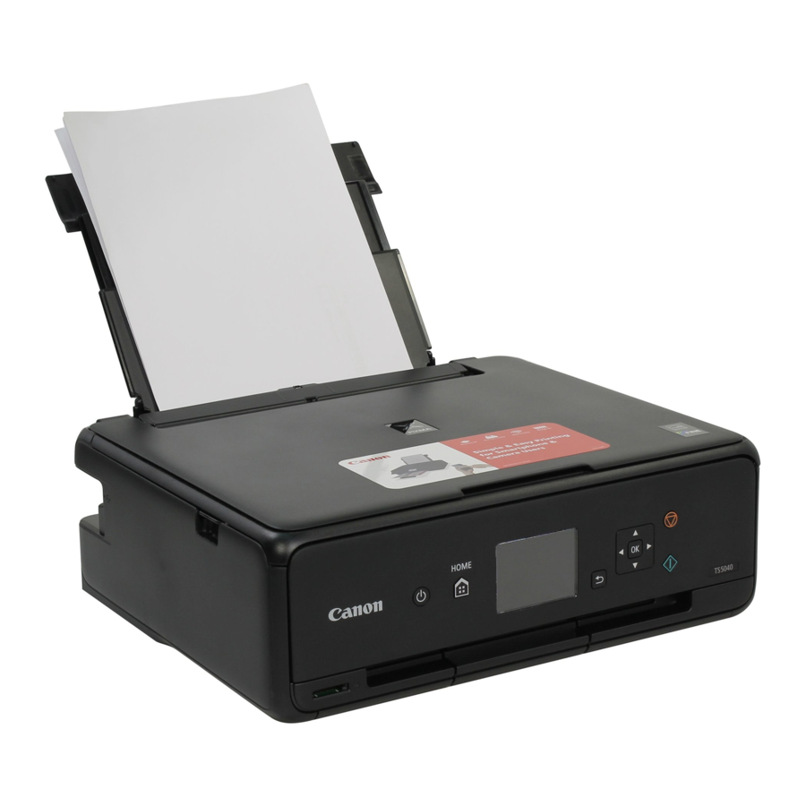 Canon Pixma TS5000 series Inbetriebnahme