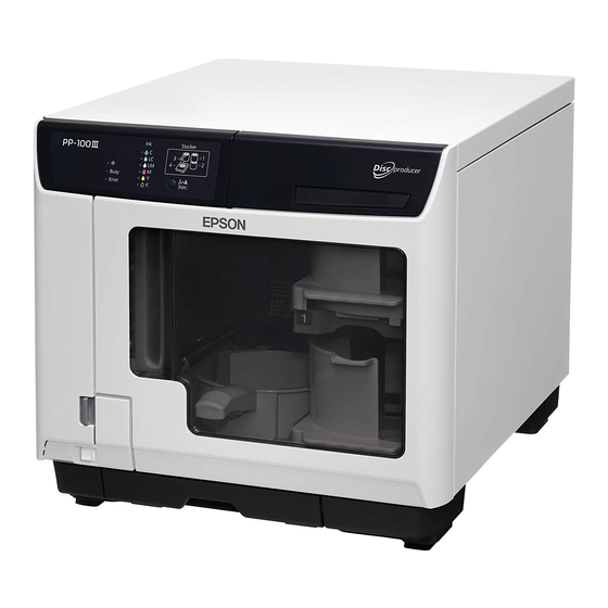 Epson PP-100 III Installationshandbuch