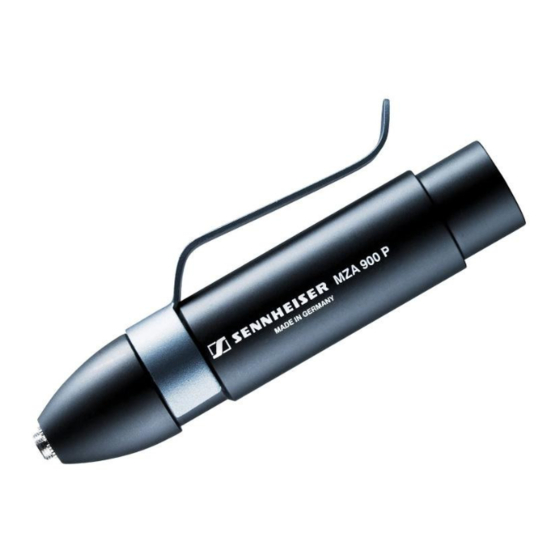 Sennheiser MZA 900 P Bedienungsanleitung