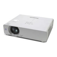 Panasonic PT-VX500E Bedienungsanleitung