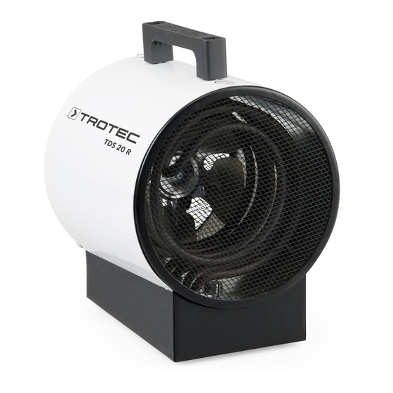 Trotec TDS 20 R Bedienungsanleitung