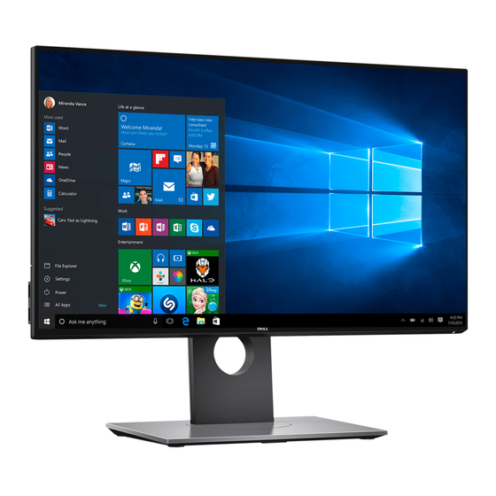 Dell UltraSharp U2417H Bedienungsanleitung