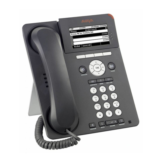 Avaya one-X 9620 Benutzerhandbuch
