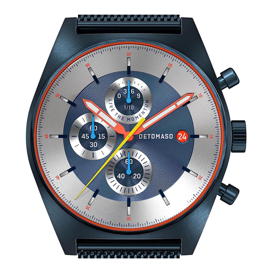 DETOMASO D10 CHRONOGRAPH Anleitung