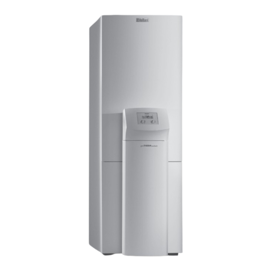 Vaillant geoTHERM exclusiv VWS Installationsanleitung