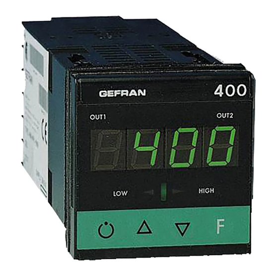 gefran 400 Bedienungsanleitung