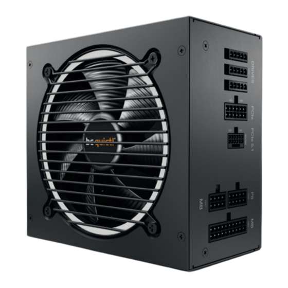 BE QUIET! PURE POWER 12 M Serie Bedienungsanleitung