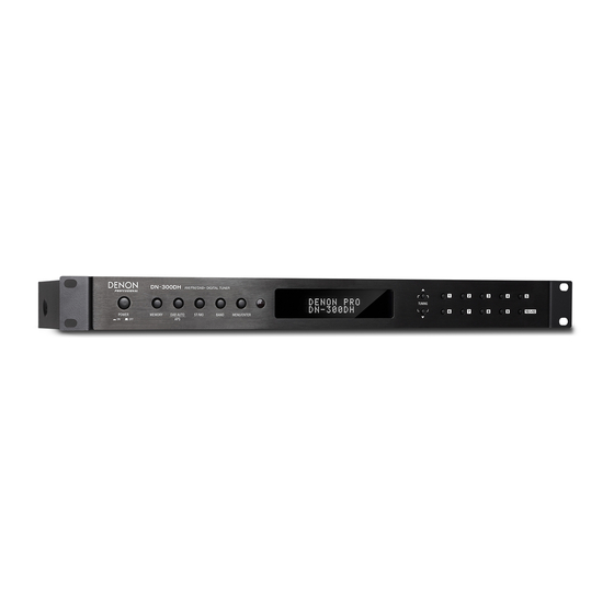 thomann Denon DN-300DH Benutzerhandbuch