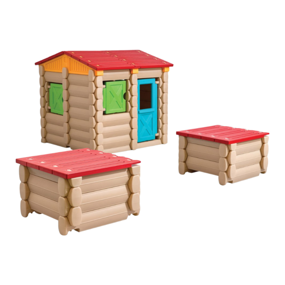 Step2 BIG BUILDERS PLAYHOUSE TABLES & MORE Bedienungsanleitung