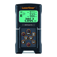 LaserLiner LaserRangeMaster Pocket Pro Bedienungsanleitung