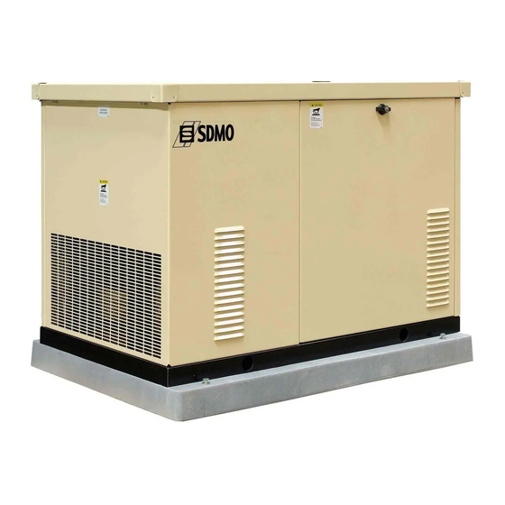 SDMO RES 9.5EC Handbuch Für Installation, Betrieb Und Wartung