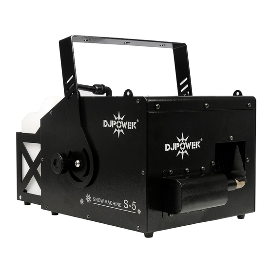 dj power S-5 Bedienungsanleitung