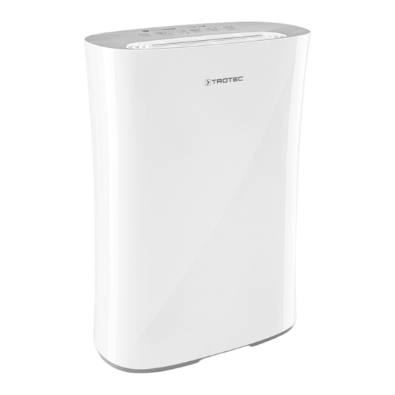 Trotec AIRGOCLEAN 110E Bedienungsanleitung