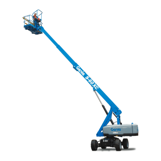 Terex Genie S-60 XC Bedienungsanleitung
