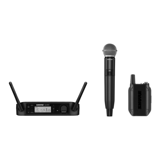 Shure GLX-D Bedienungsanleitung