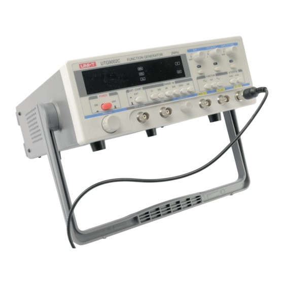 UNI-T UTG9002C Bedienungsanleitung