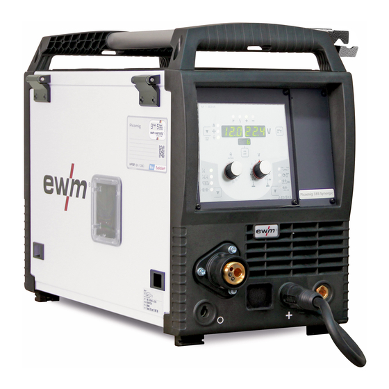 EWM Picomig 185 Synergic TKG Betriebsanleitung