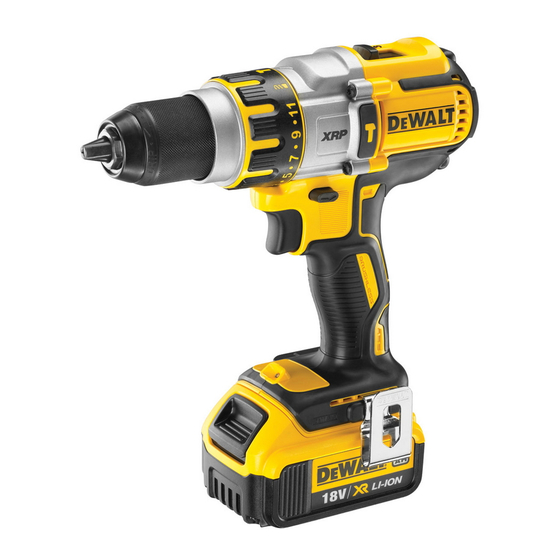 DeWalt DCD990 Bersetzt Von Den Originalanweisungen