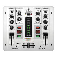 Behringer Pro Mixer VMX100 Bedienungsanleitung