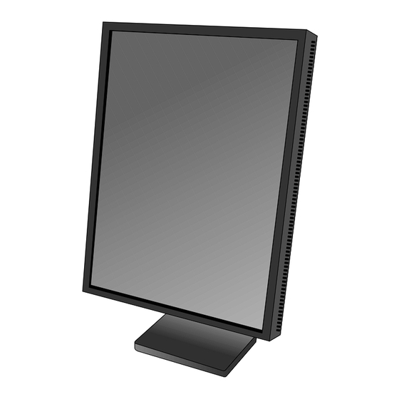 NEC MD21GS-3MP Installations- Und Wartungshandbuch