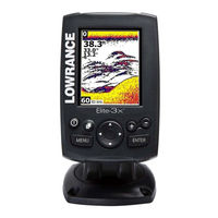 Lowrance Elite-3x Betriebsanleitung