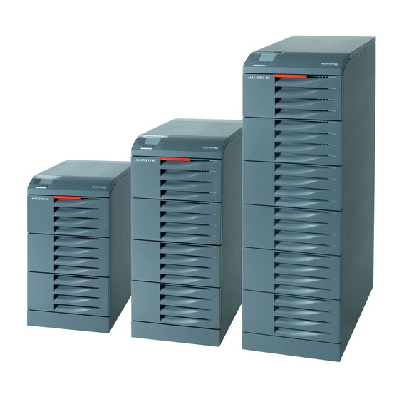 SOCOMEC UPS MASTERYS BC Installations- Und Bedienungsanleitung