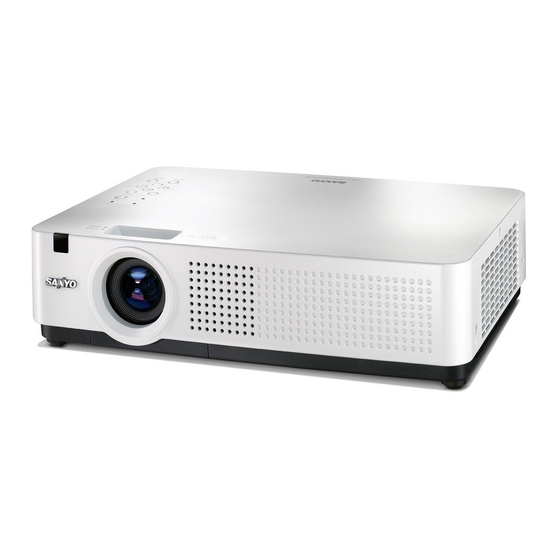 Sanyo PLC-XU4001 Bedienungsanleitung