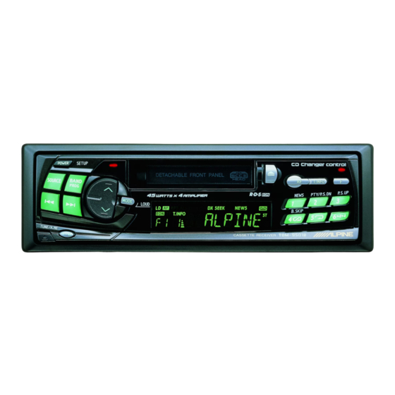 Alpine TDM-9505RB Bedienungsanleitung