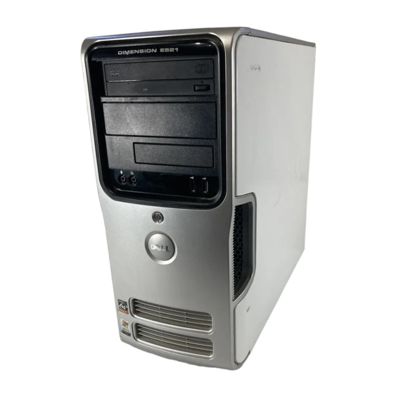 Dell Dimension E521 Benutzerhandbuch