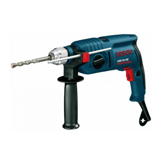 Bosch gsb 18-2 Professional Originalbetriebsanleitung