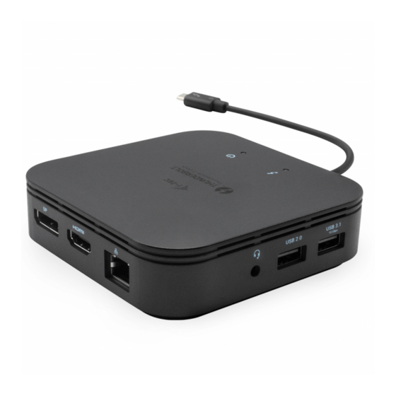 i-tec TB3TRAVELDOCKPD Gebrauchsanweisung