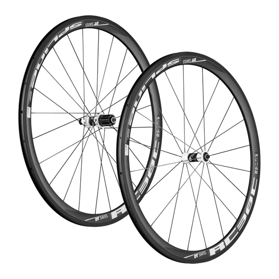 DT SWISS SPLINE 2015 Technisches Handbuch